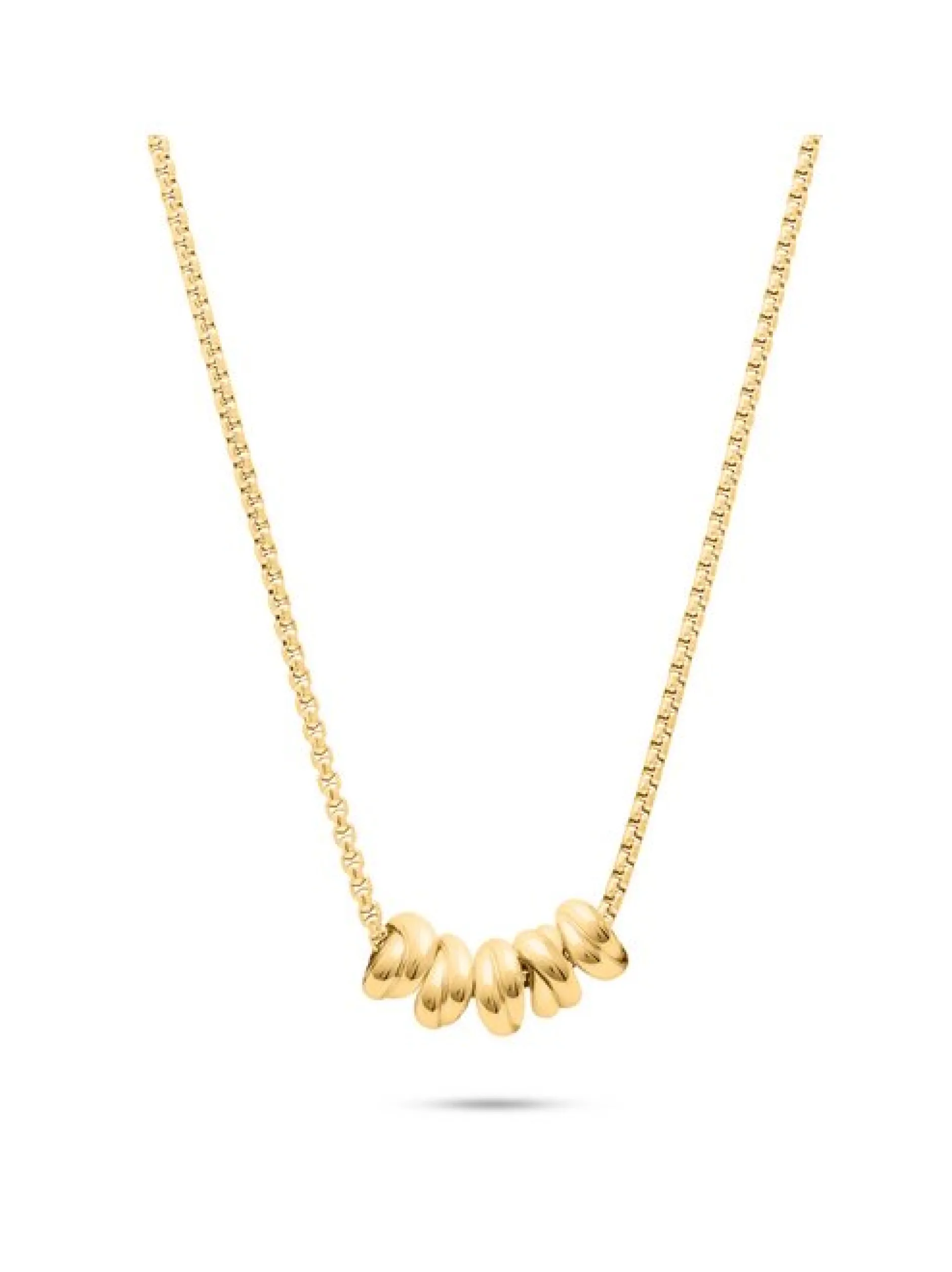 s.Oliver Damen Halskette - Tiny Knots in gold