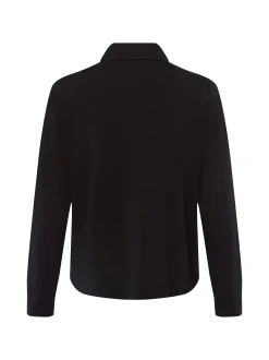 s.Oliver Damen Hemdbluse in schwarz - Ärmel: langarm
