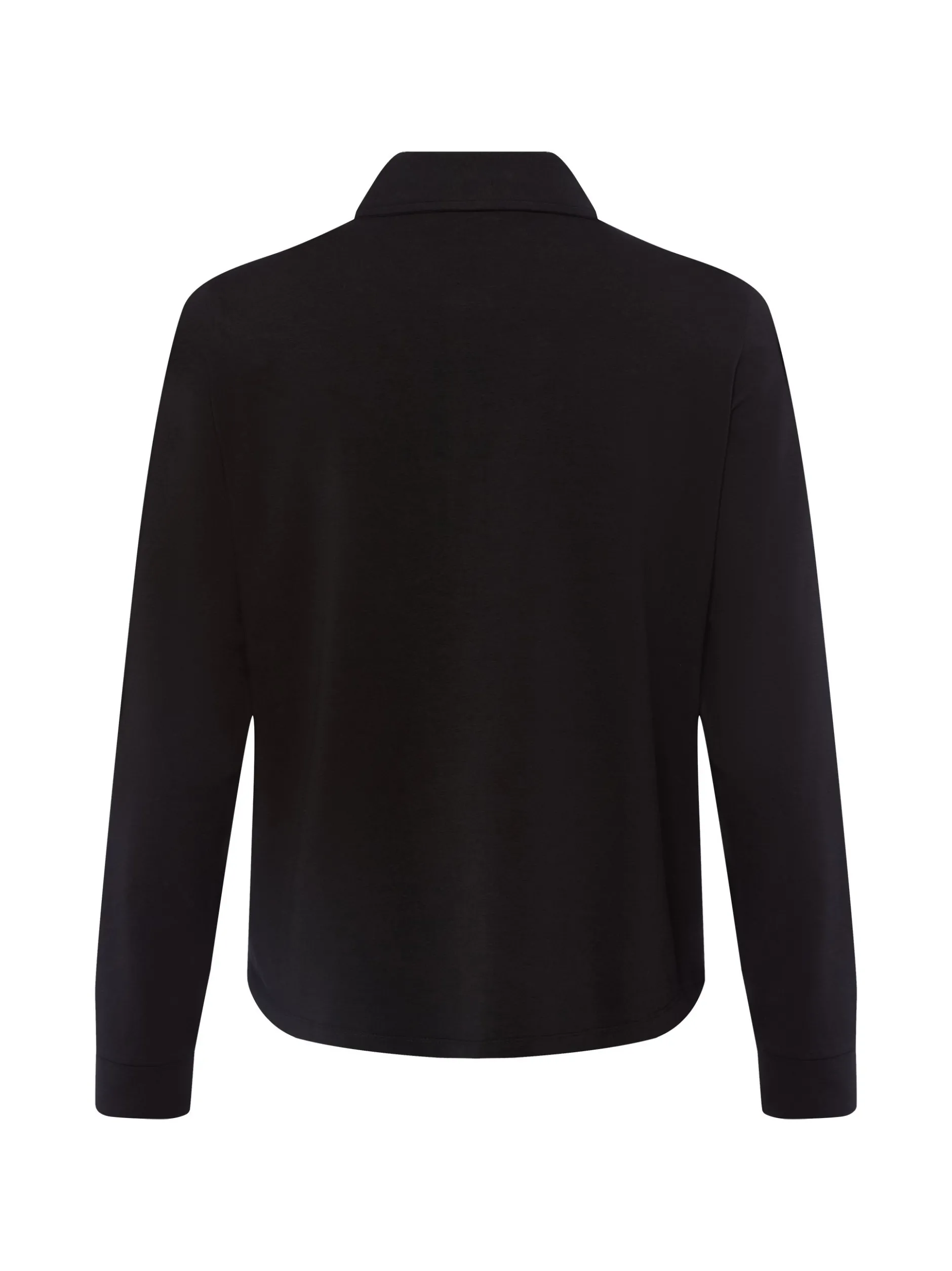 s.Oliver Damen Hemdbluse in schwarz - Ärmel: langarm