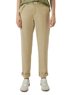 s.Oliver Damen Hose in beige - Länge: lang