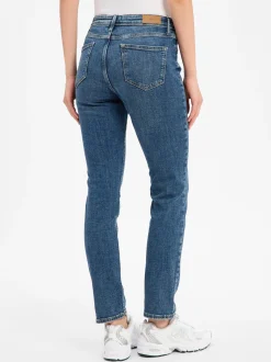 s.Oliver Damen Jeans - Betsy in denim - Länge: lang