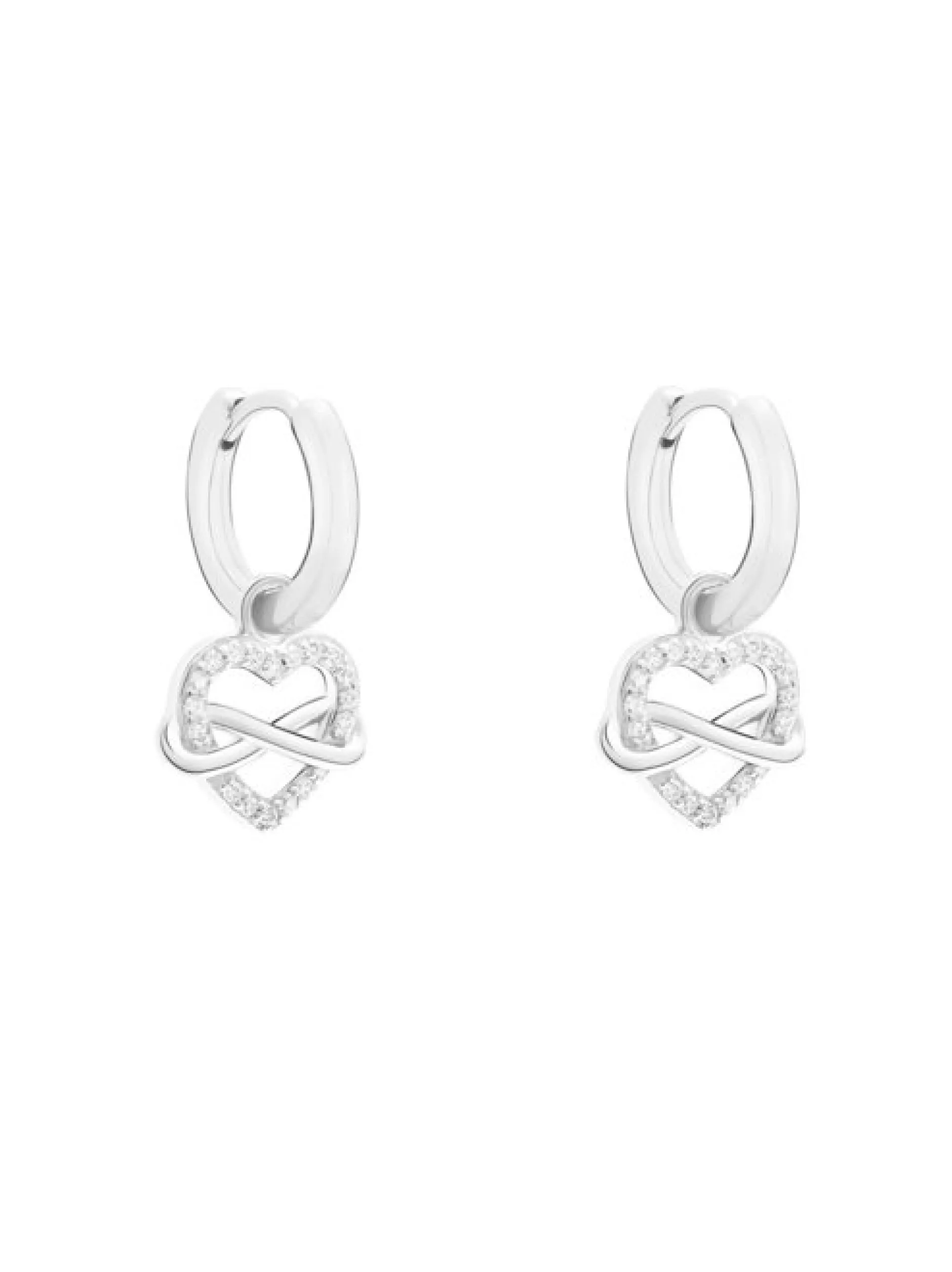 s.Oliver Damen Ohrringe - Infinity Heart in silber