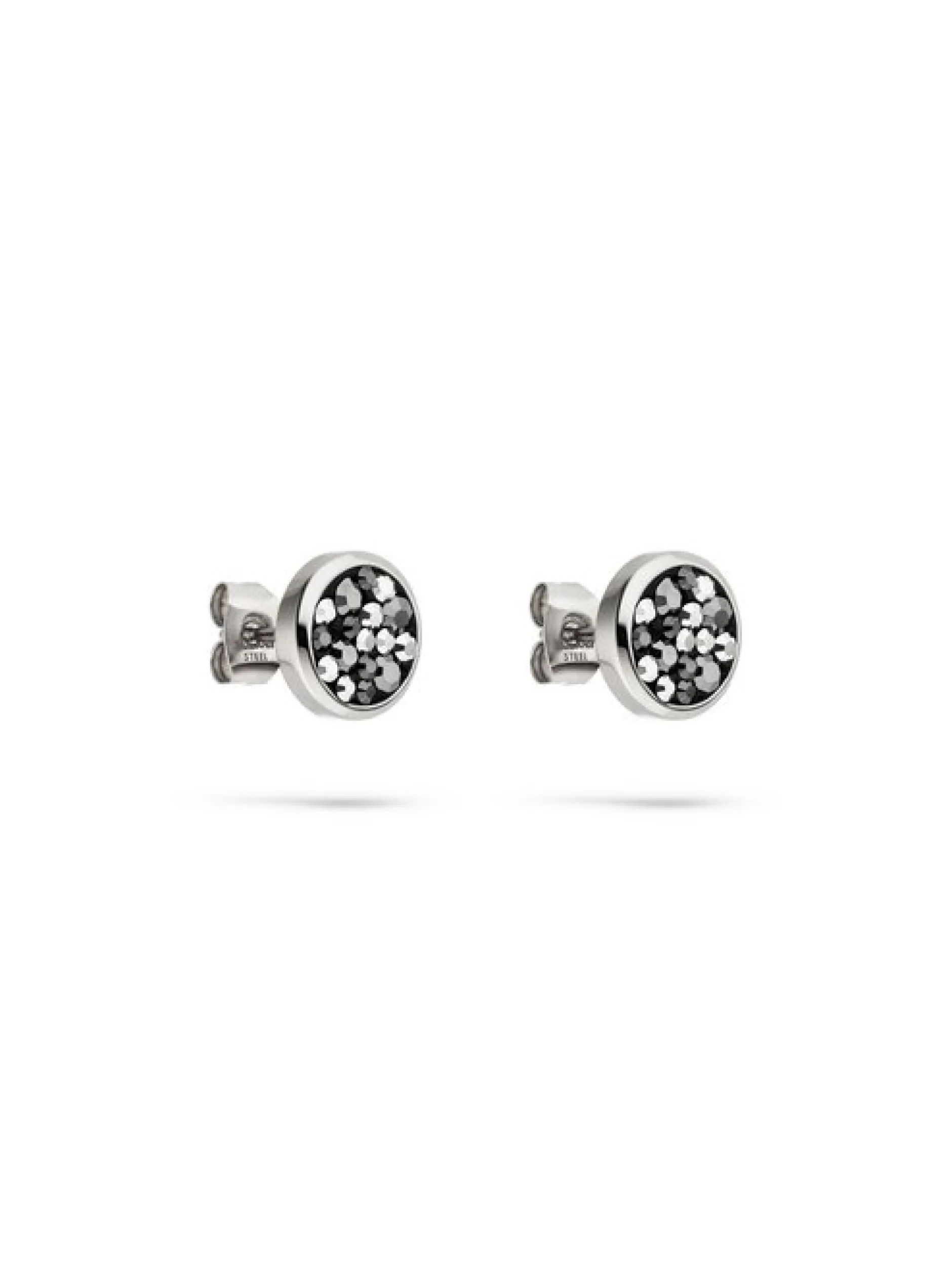 s.Oliver Damen Ohrstecker - Crystal Rock in silber