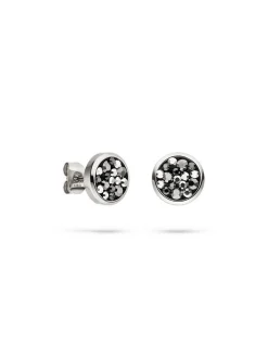 s.Oliver Damen Ohrstecker - Crystal Rock in silber