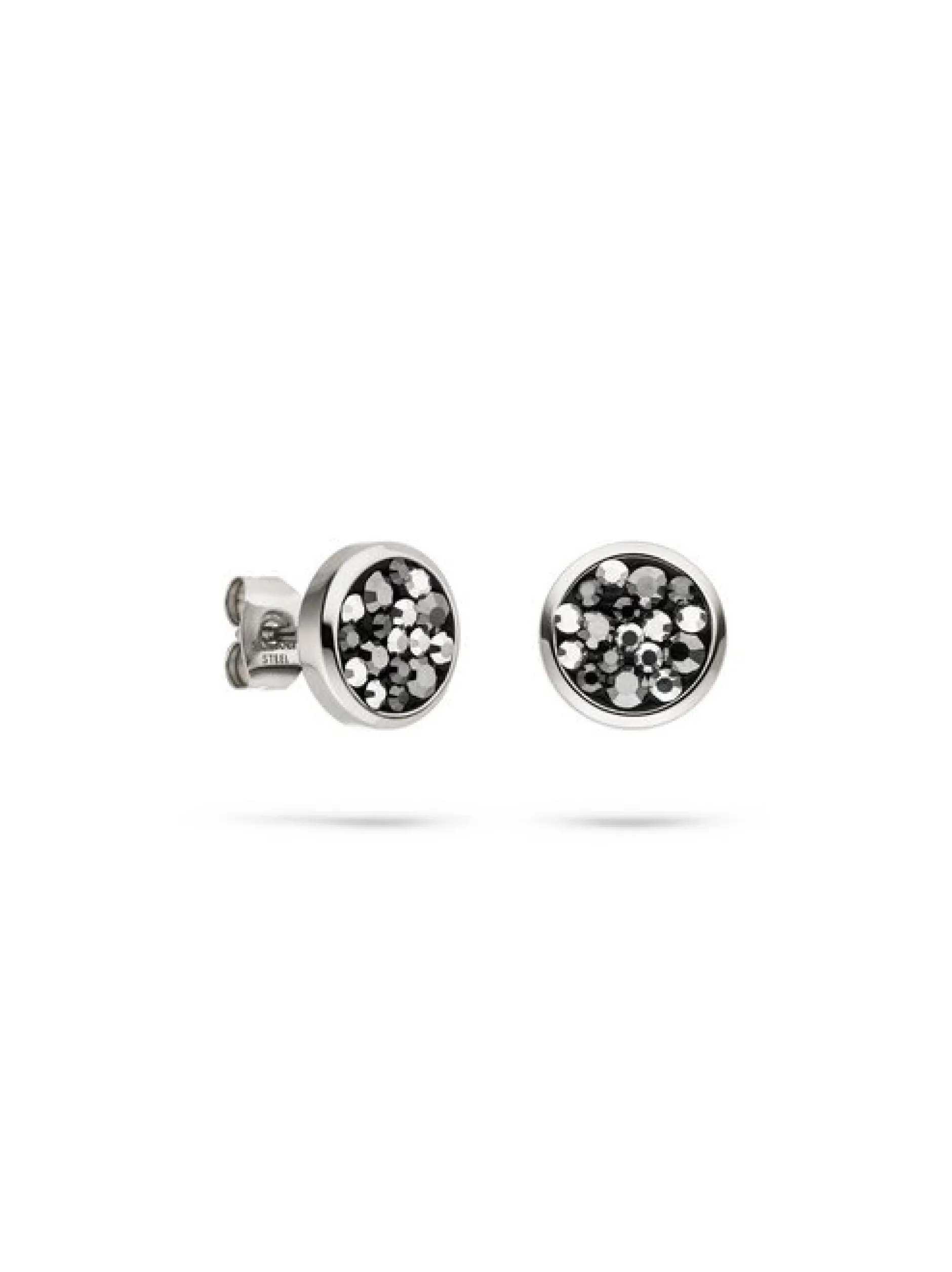 s.Oliver Damen Ohrstecker - Crystal Rock in silber