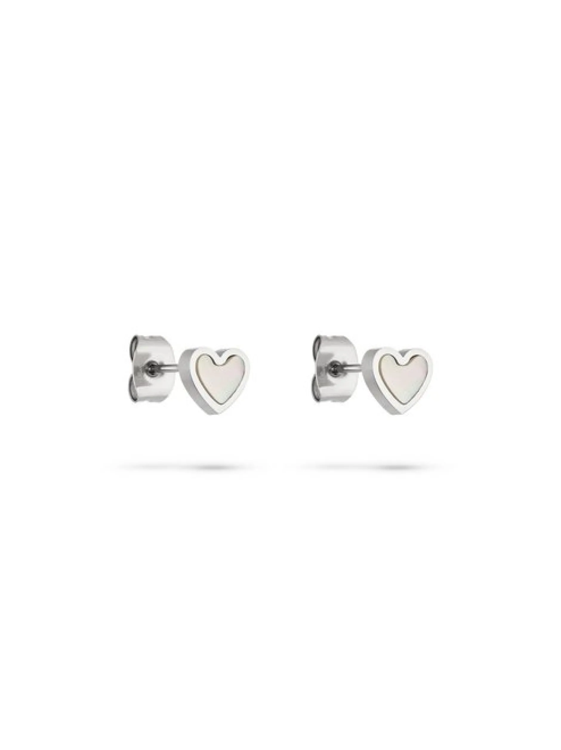s.Oliver Damen Ohrstecker - Pearl Heart in silber