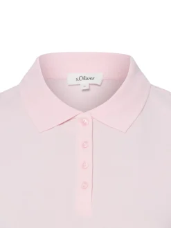 s.Oliver Damen Poloshirt in rosa - Ärmel: kurzarm