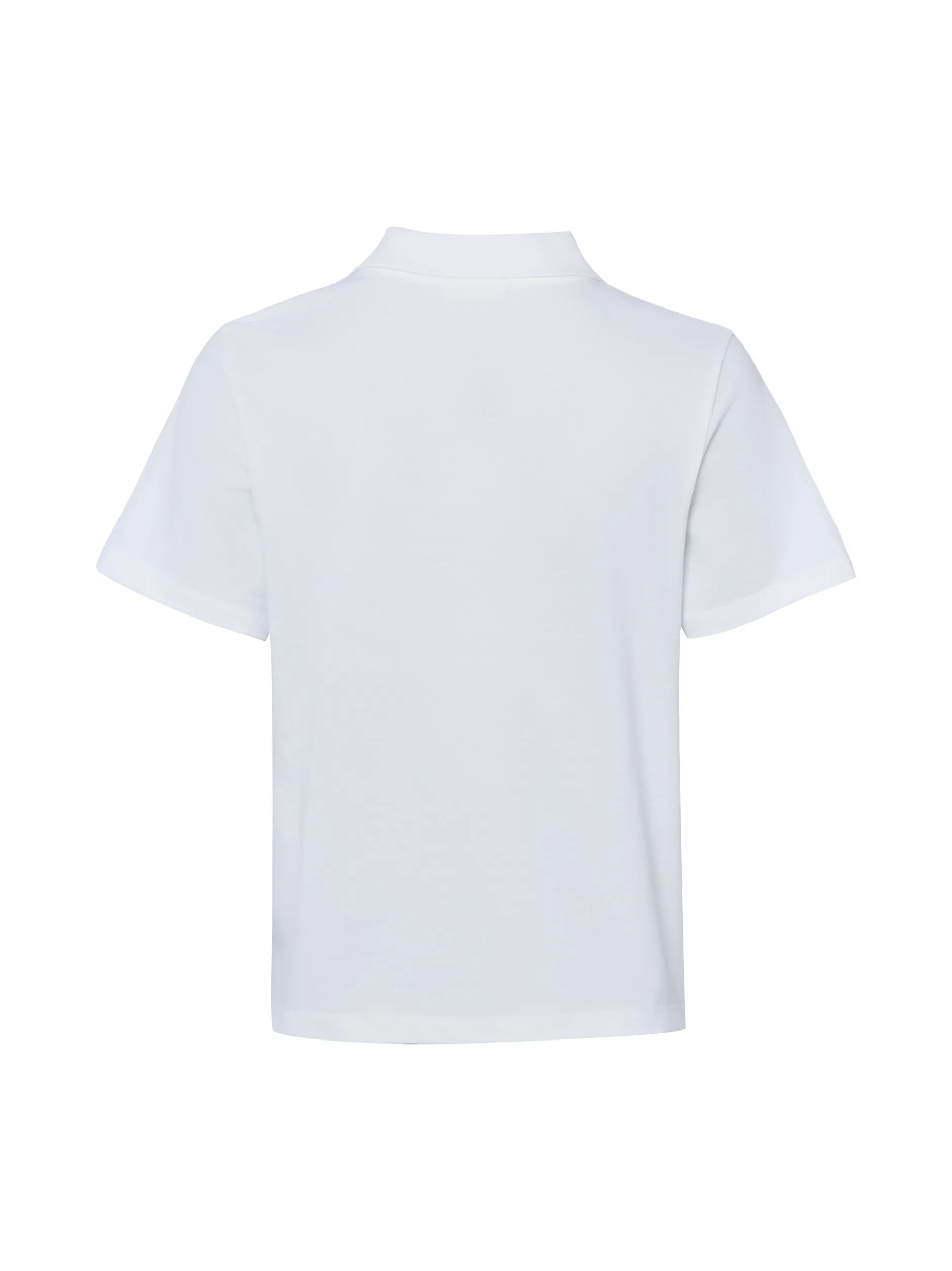 s.Oliver Damen Poloshirt in weiß - Ärmel: kurzarm