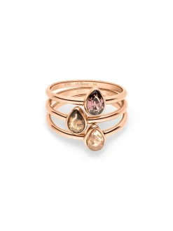 s.Oliver Damen Ring - Elegant Stones in roségold