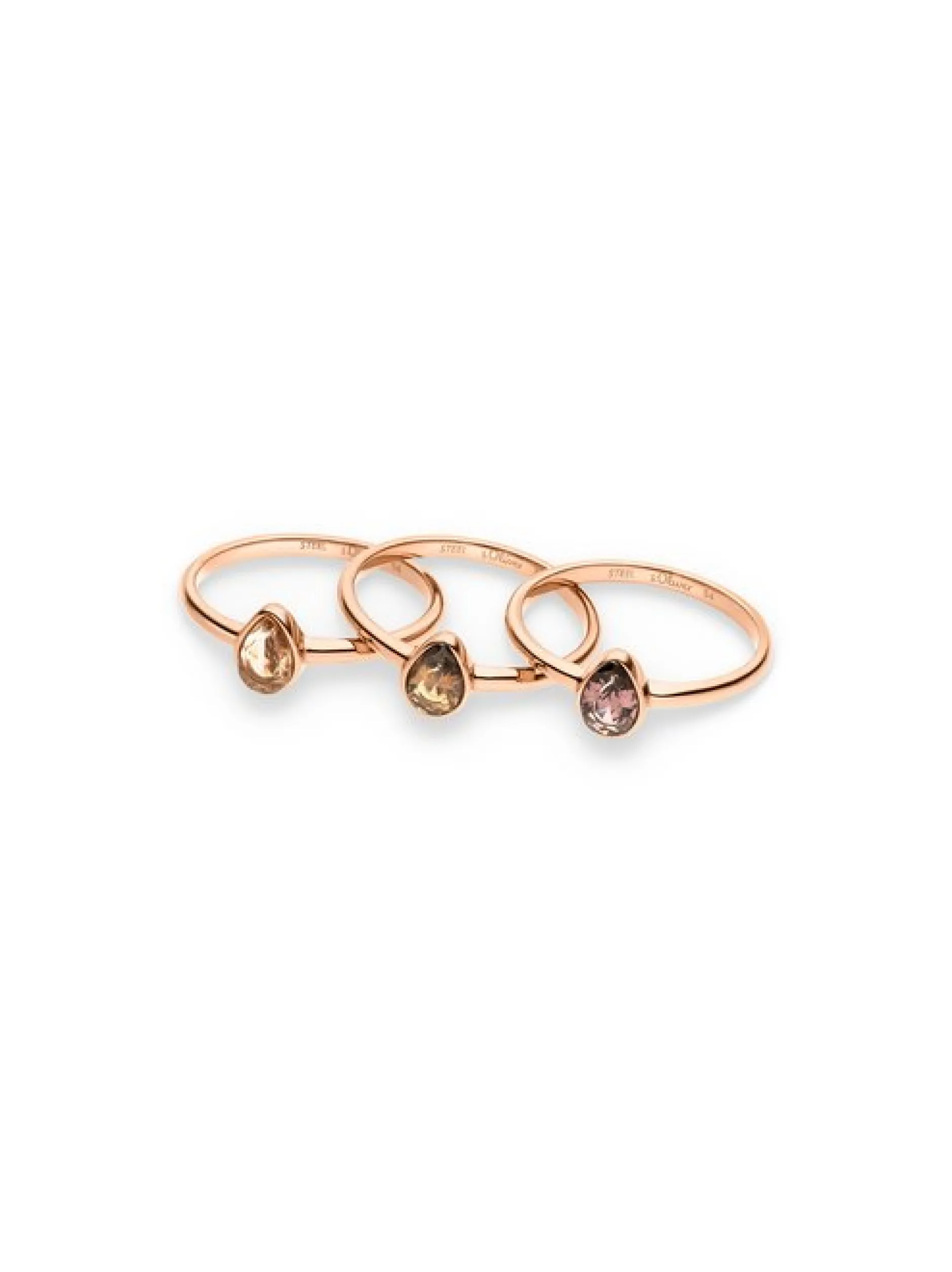 s.Oliver Damen Ring - Elegant Stones in roségold