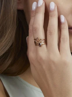 s.Oliver Damen Ring - Elegant Stones in roségold