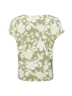 s.Oliver Damen Shirt in schilf weiß - Ärmel: extra kurz