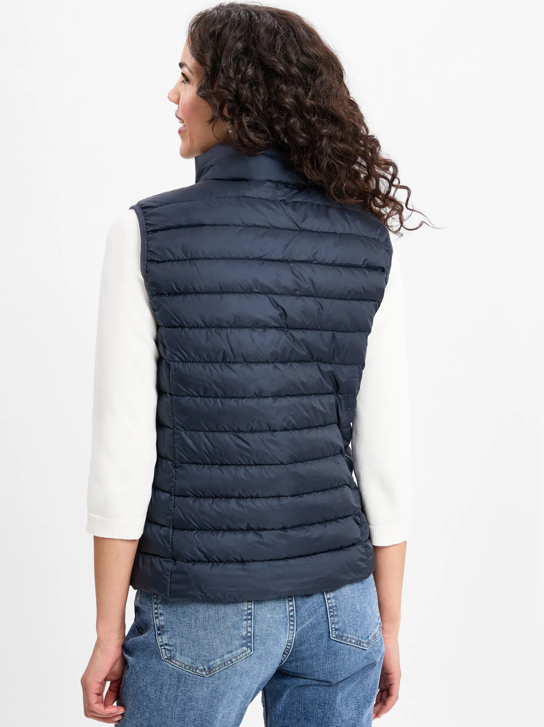 s.Oliver Damen Steppweste in marine