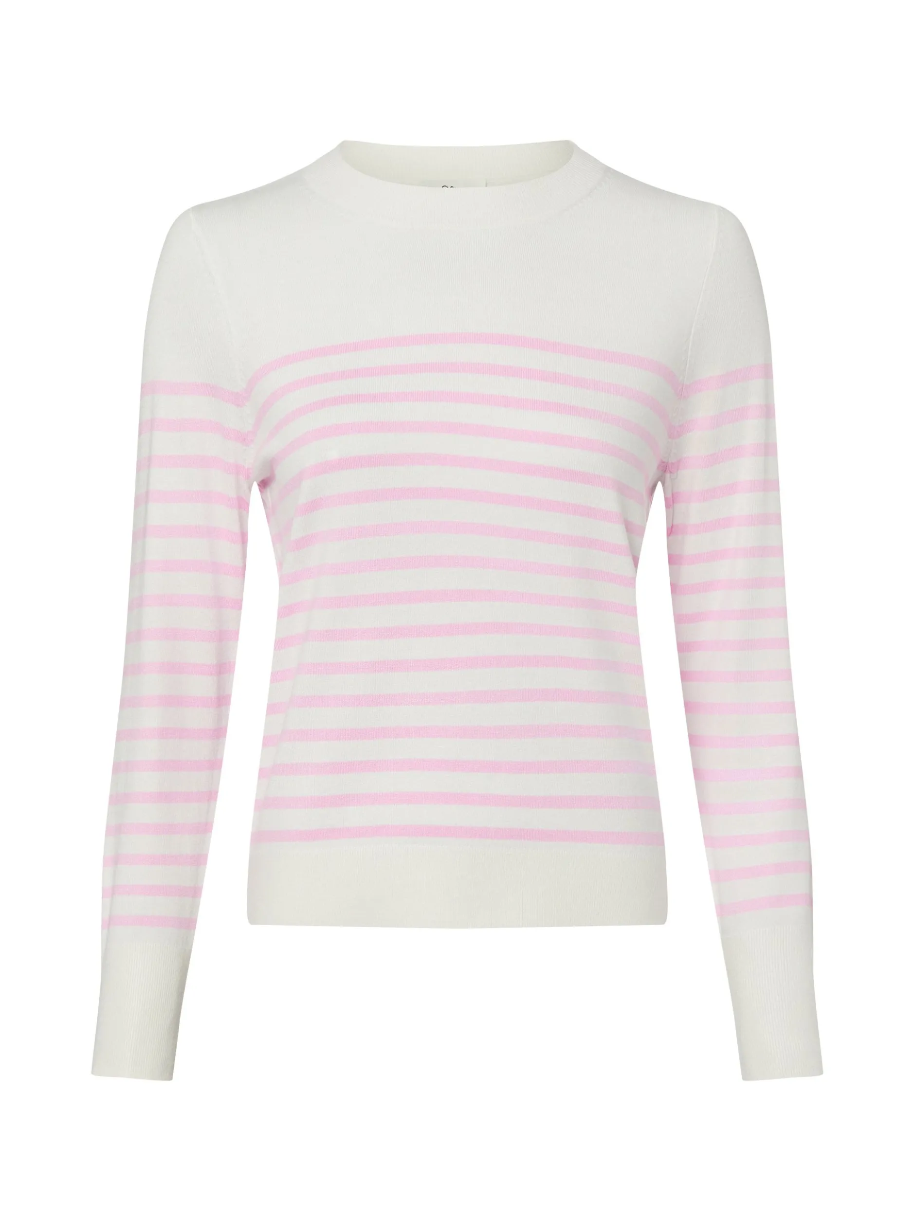 s.Oliver Damen Strickpullover in weiß rosa