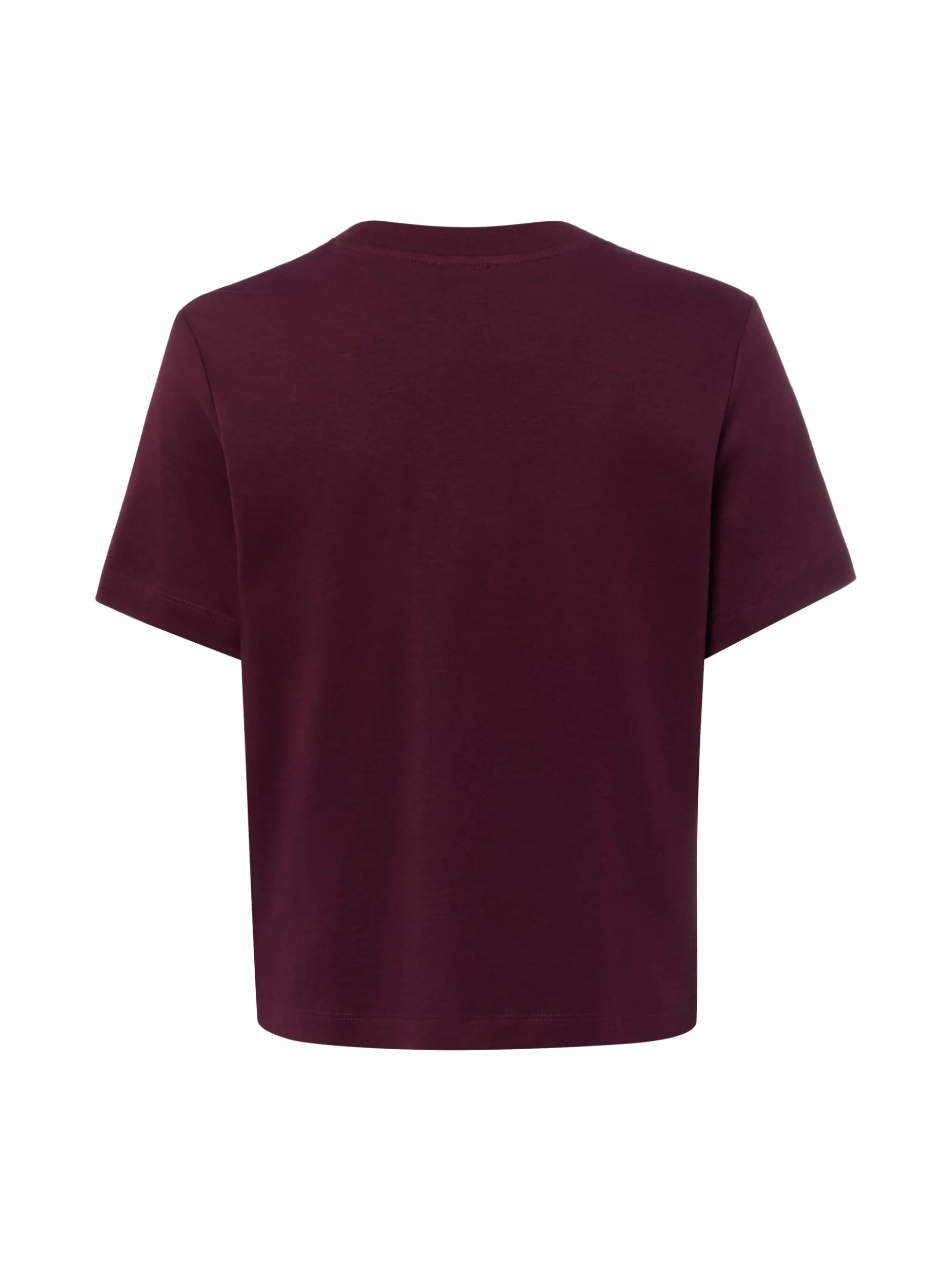 s.Oliver Damen T-Shirt in aubergine - Ärmel: kurzarm