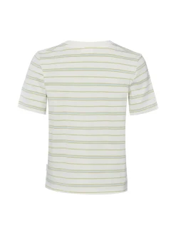 s.Oliver Damen T-Shirt in gras beige - Ärmel: kurzarm