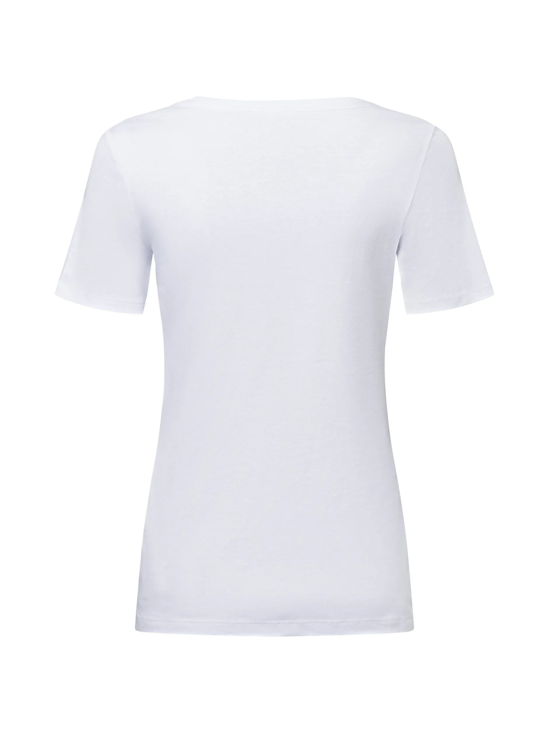 s.Oliver Damen T-Shirt in weiß - Ärmel: kurzarm