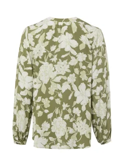 s.Oliver Damen Tunikabluse in oliv beige