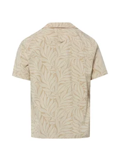 s.Oliver Herren Kurzarmhemd in braun beige