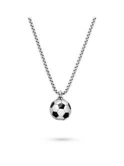 s.Oliver Jungen Halskette - Soccer Necklace in silber