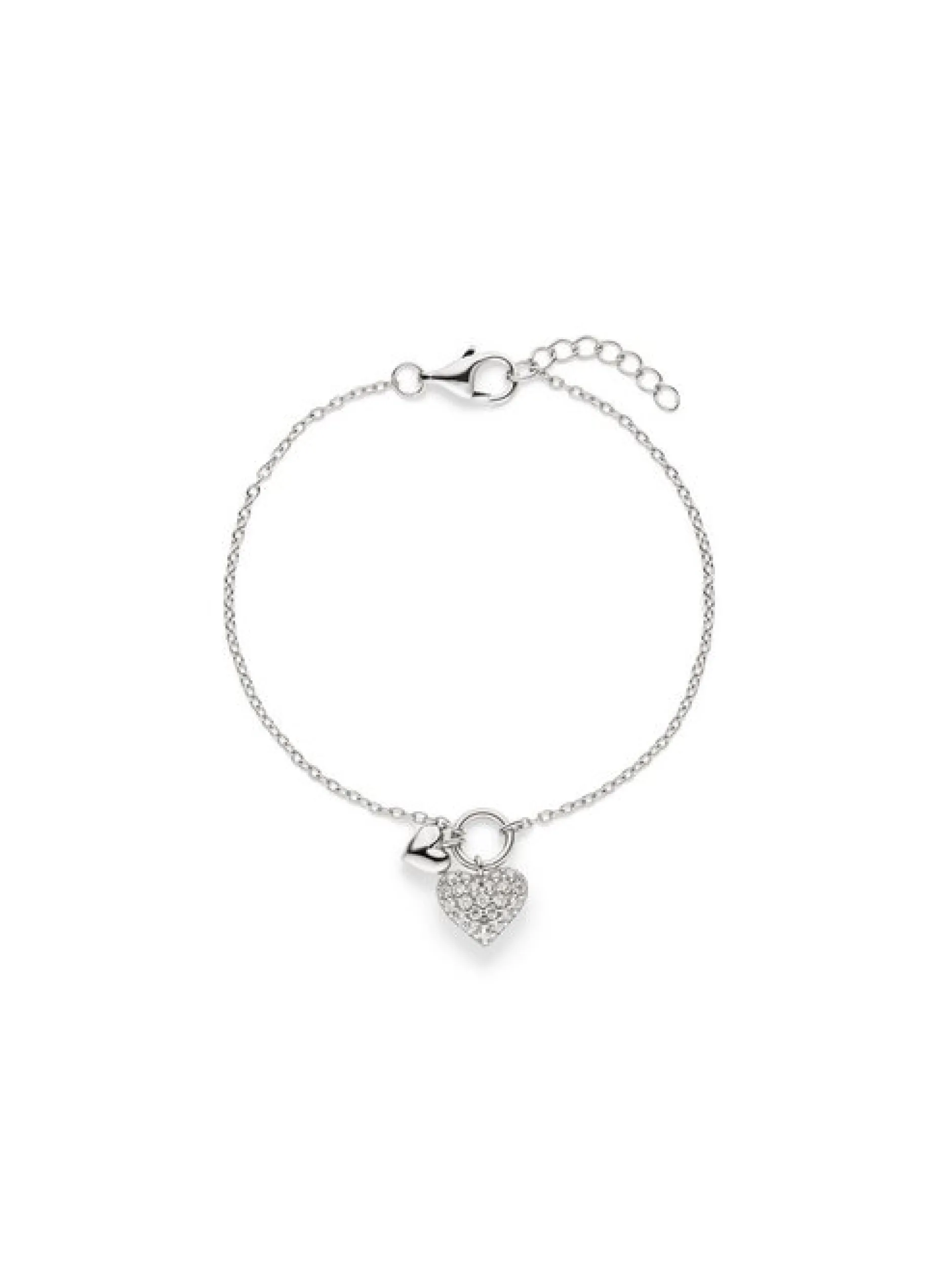 s.Oliver Mädchen Armband - Heart in silber