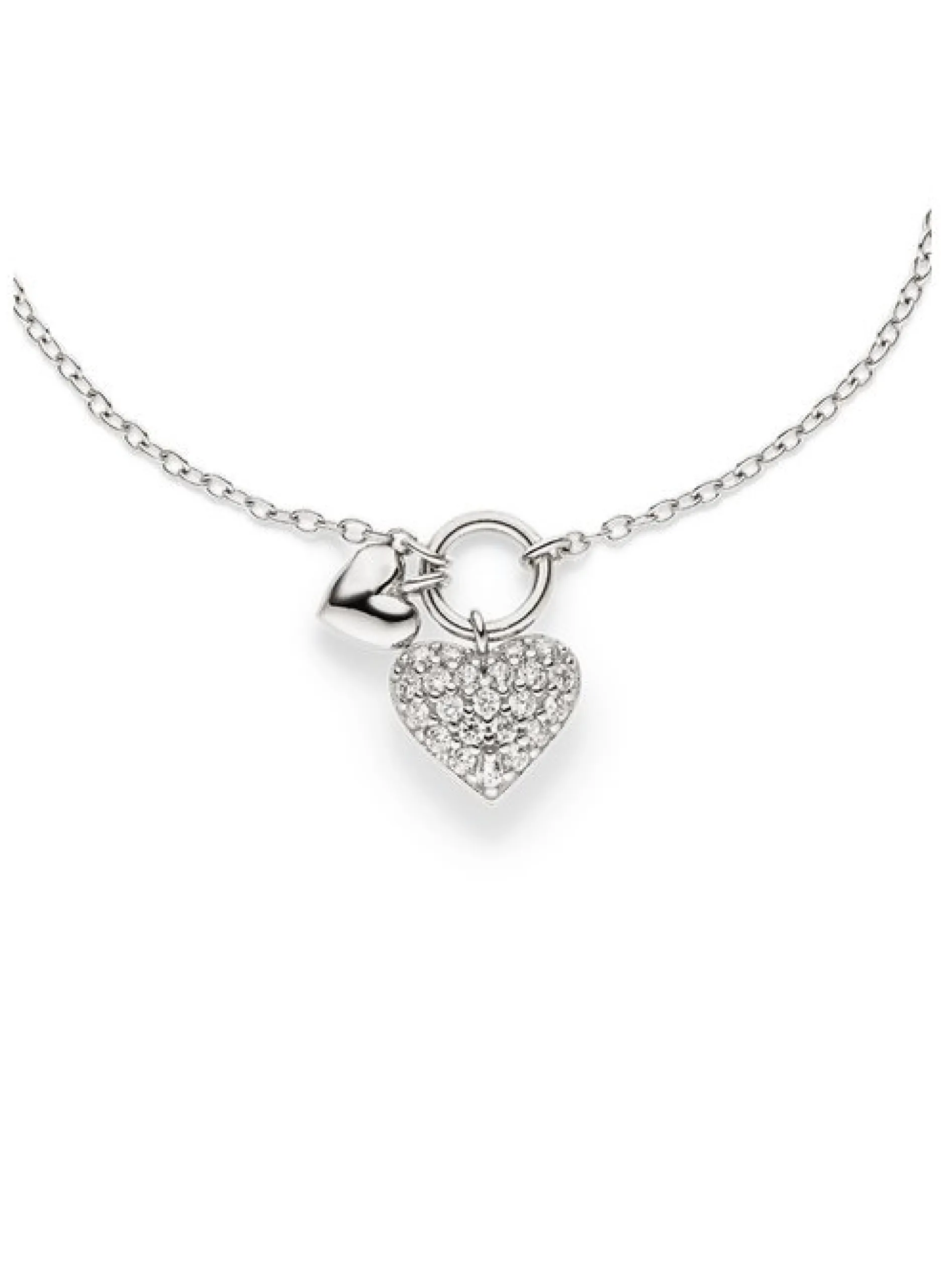 s.Oliver Mädchen Armband - Heart in silber