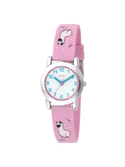 s.Oliver Mädchen Armbanduhr - The Joy Time in pink