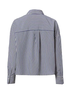 Someday Damen Hemdbluse - Zvenja in ecru indigo