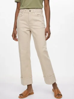 Someday Damen Hose - Corah in beige - Länge: verkürzt