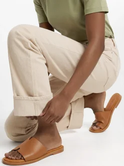Someday Damen Hose - Corah in beige - Länge: verkürzt