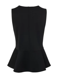 Someday Damen Peplumtop - Kahedda in schwarz