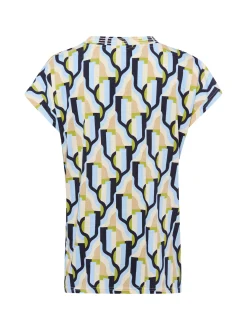 soyaconcept® Damen Blusenshirt - Felicity in hellblau mehrfarbig