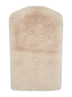 soyaconcept® Damen Kunstfell-Weste - SC-Naida in kitt