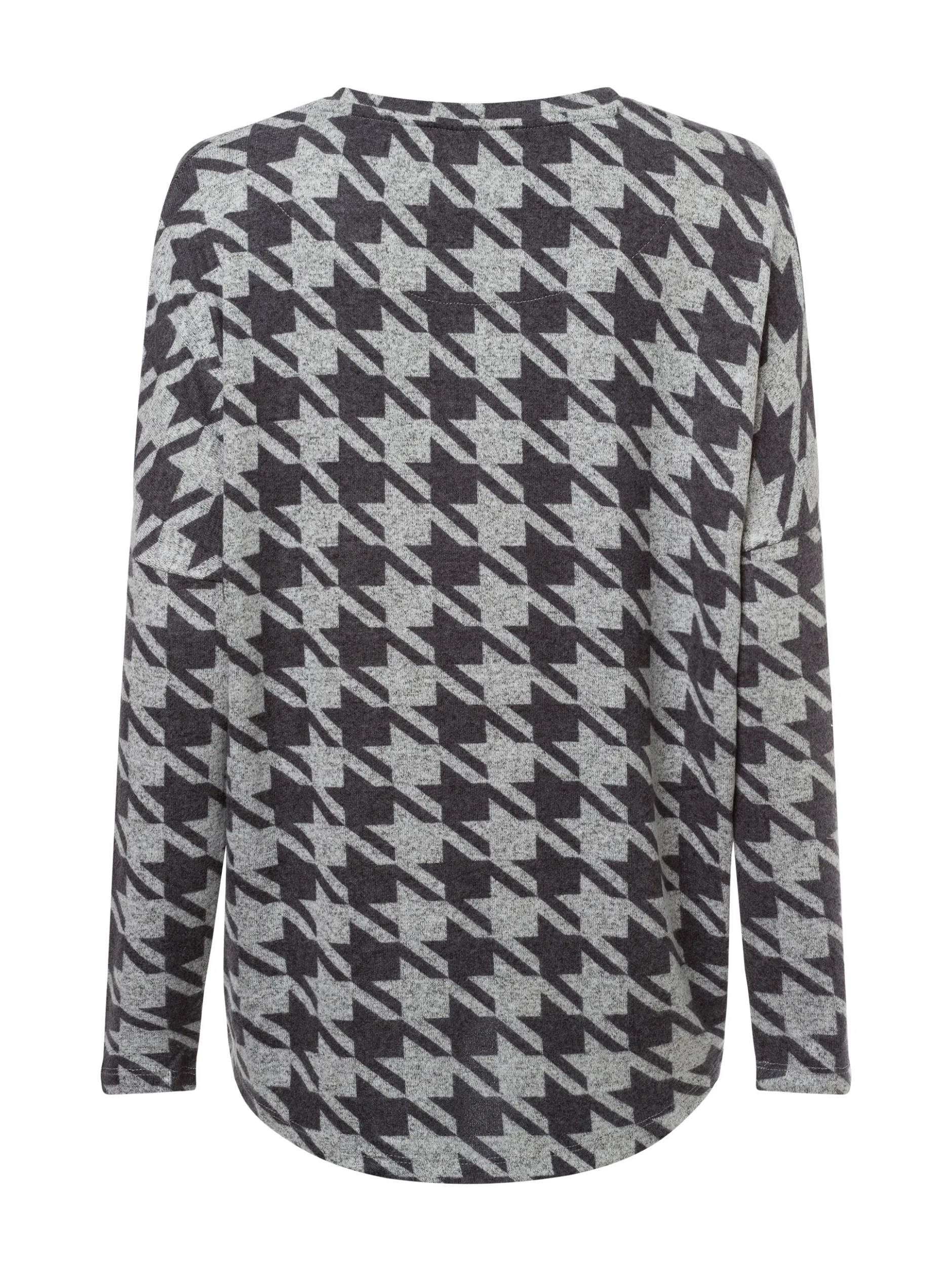 soyaconcept® Damen Langarmshirt - Biara in schwarz grau