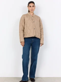 soyaconcept® Damen Steppjacke - Fenya in camel