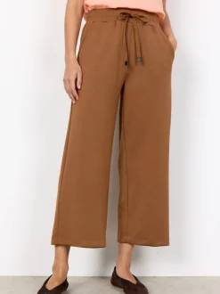soyaconcept® Damen Sweatpants in braun - Länge: verkürzt