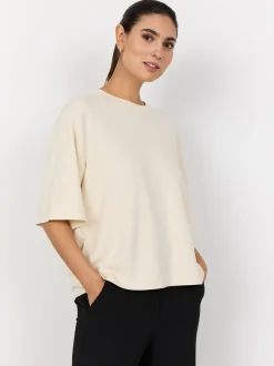 soyaconcept® Damen T-Shirt - SC-Banu in beige