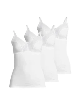 SPEIDEL Damen BH-Hemd - 3er Pack Natalie in weiß