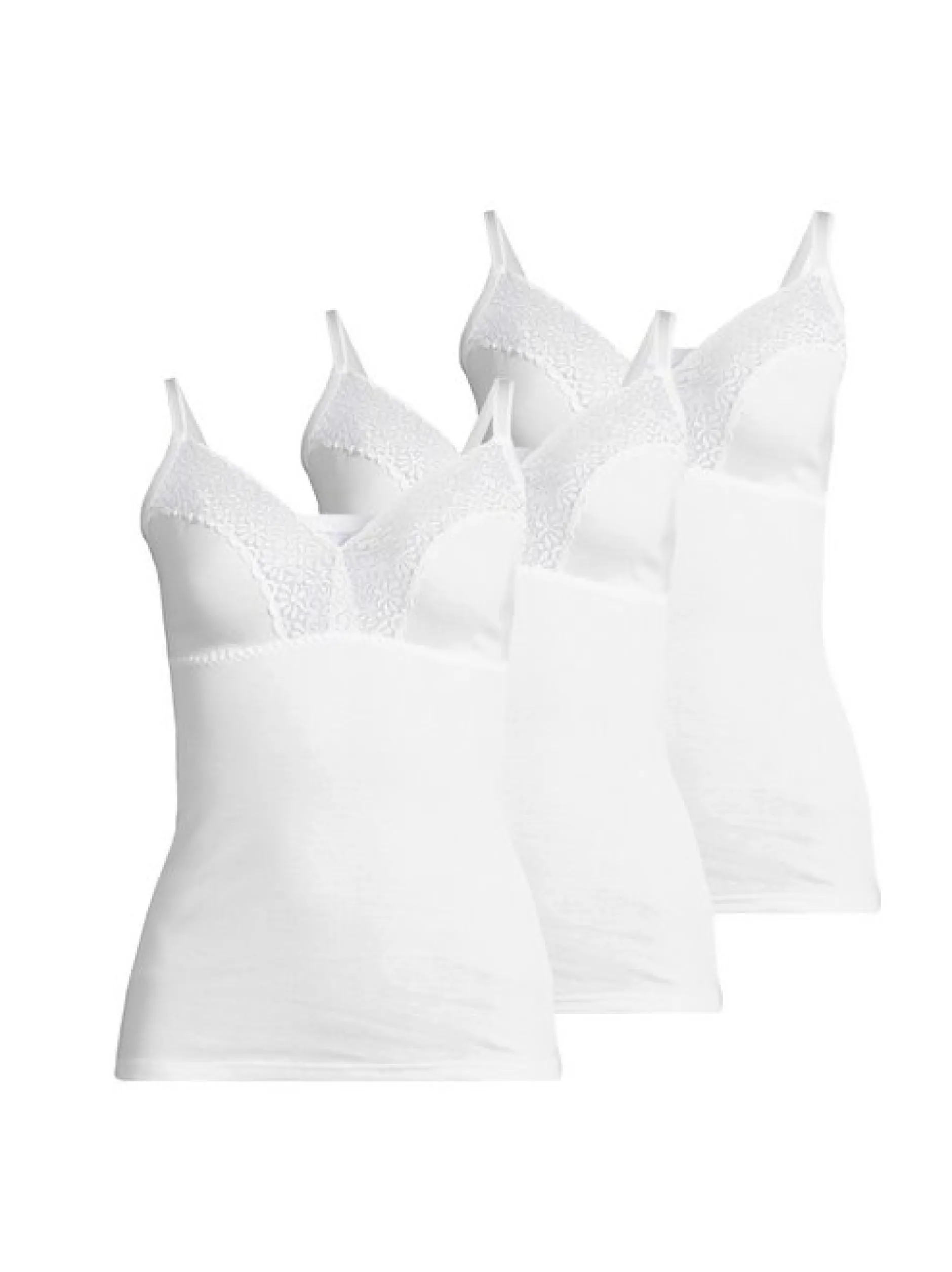 SPEIDEL Damen BH-Hemd - 3er Pack Natalie in weiß