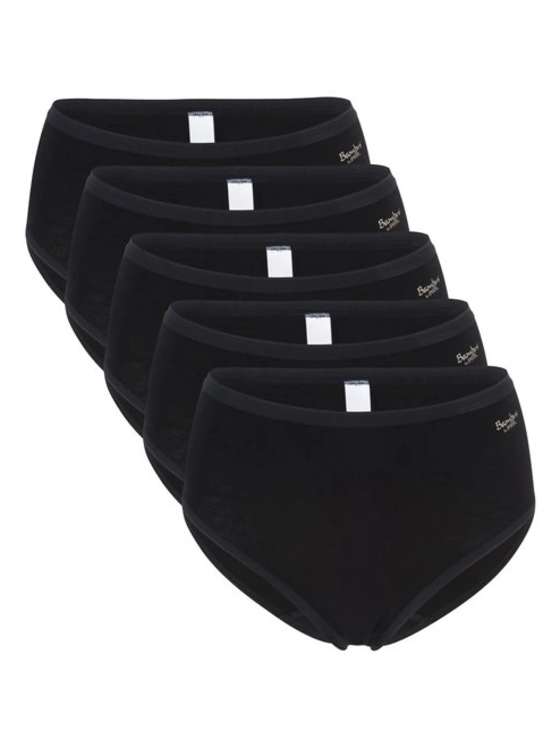 SPEIDEL Damen Midi Slip - 5er-Pack Bambus in schwarz