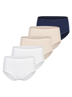 SPEIDEL Damen Midi Slip - 5er Pack Cotton & More in mehrfarbig