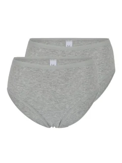 SPEIDEL Damen Midi Slip - 2er Pack bio.cotton Plus in grau