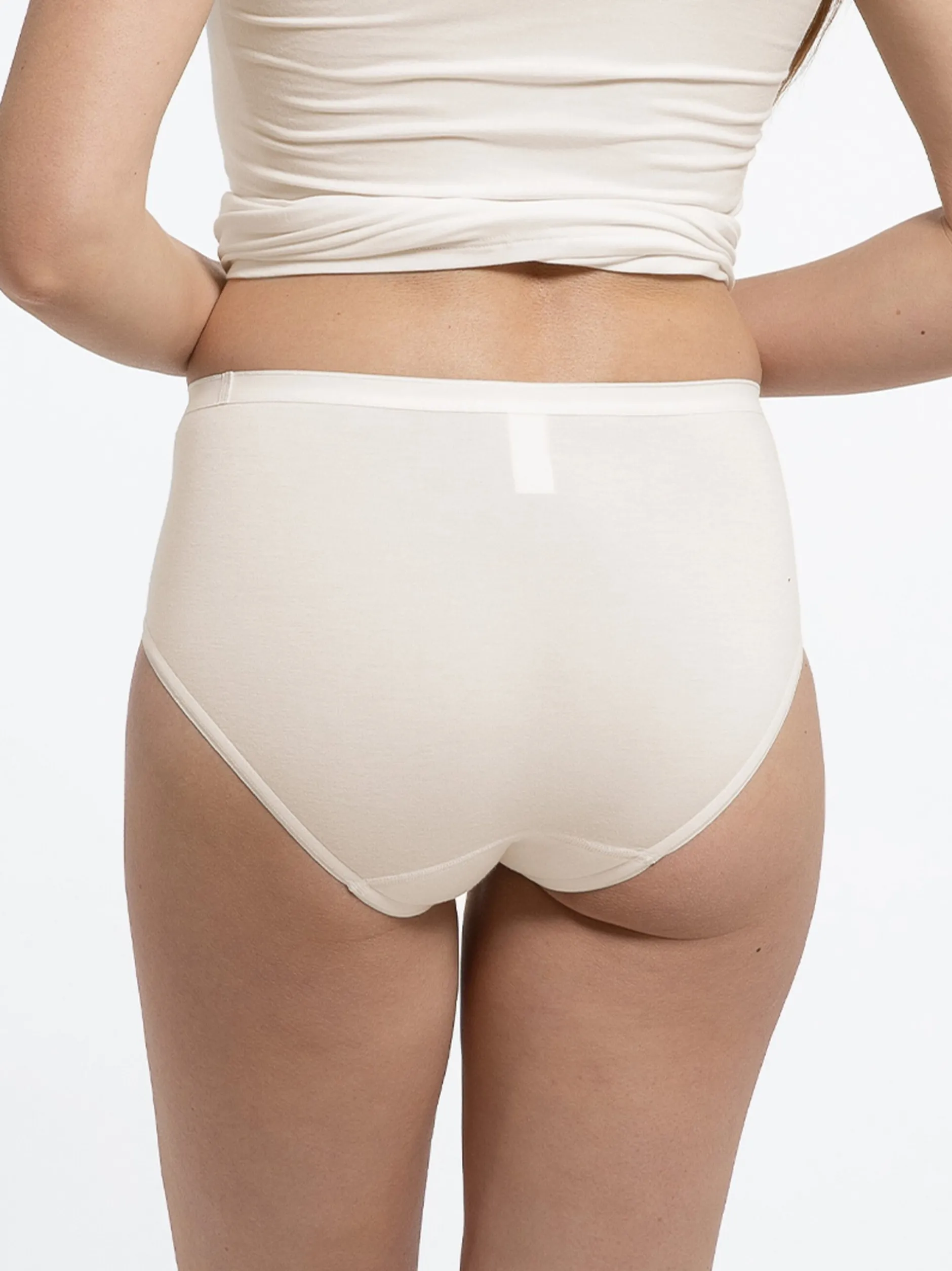 SPEIDEL Damen Midi Slip - 5er-Pack Bambus in beige weiß