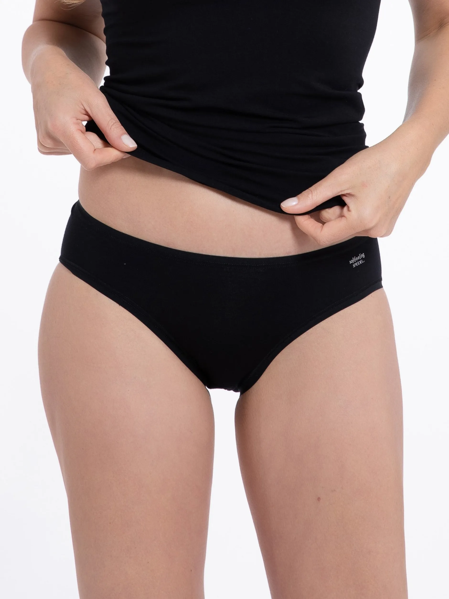SPEIDEL Damen Mini Slip - 3er-Pack Softfeeling in schwarz