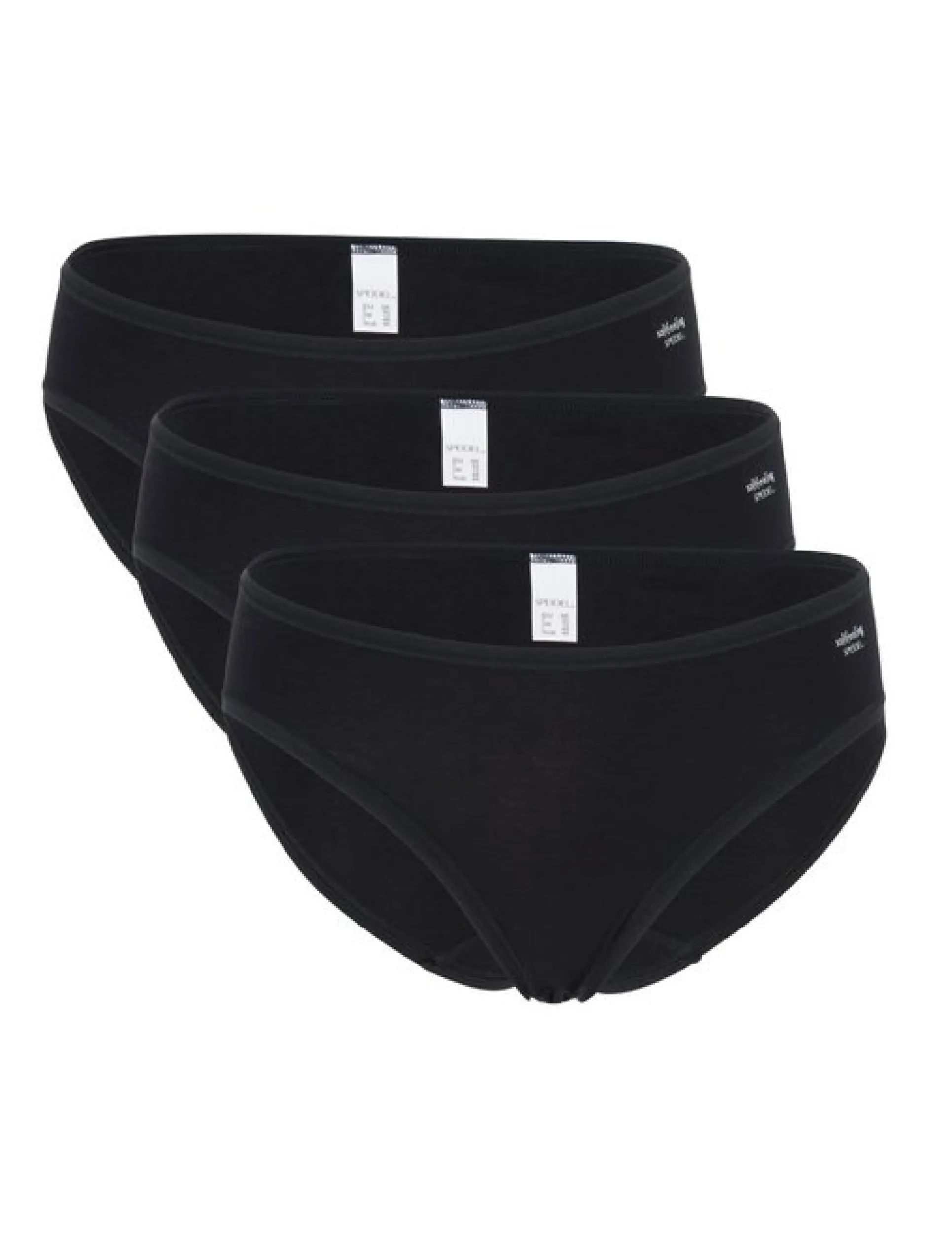 SPEIDEL Damen Mini Slip - 3er-Pack Softfeeling in schwarz