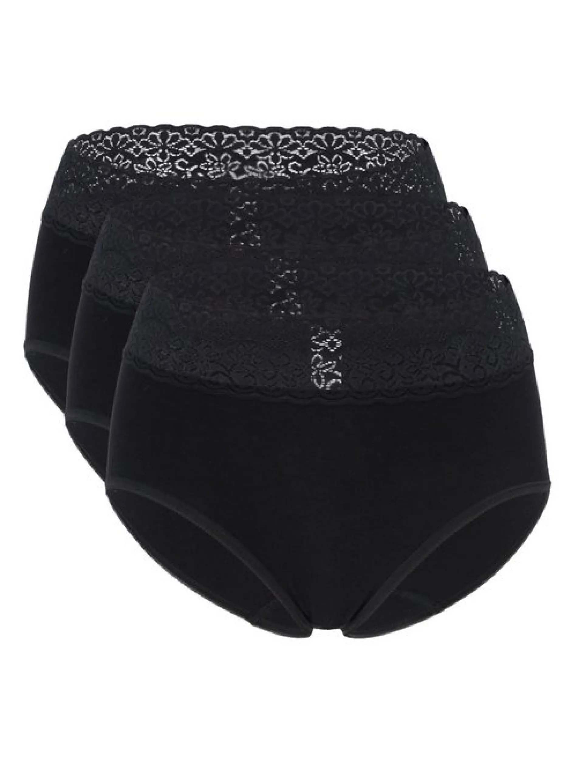 SPEIDEL Damen Taillen Slip - 3er-Pack Natalie in schwarz
