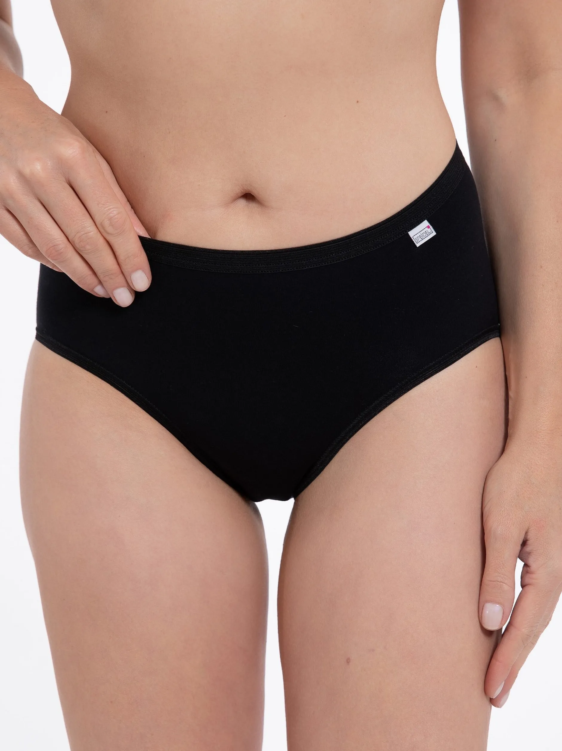 SPEIDEL Damen Taillen Slip - 3er Pack Britta in schwarz