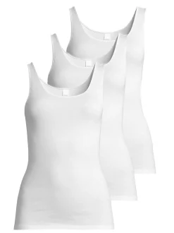 SPEIDEL Damen Unterhemd - 3er Pack Natascha in weiß