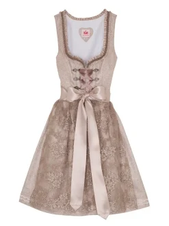 Spieth & Wenksy Damen Dirndl - Bari in taupe