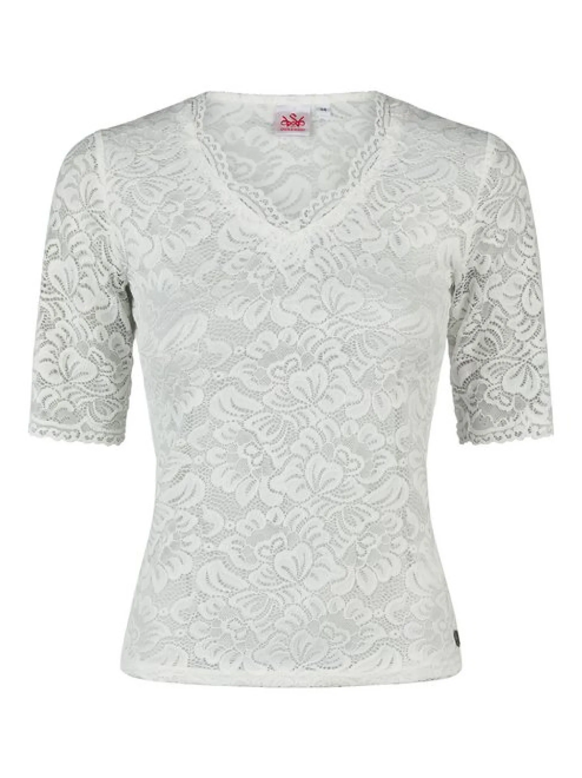 Spieth & Wenksy Damen Dirndlbluse - Arktis in weiß